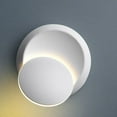 thumbnail image 2 of Aplique de pared Decoración 360 degree Giratorio 5W Iluminación LED Luz mate moderna para escaleras de de estar Porche interior Luz caliente bnca Sunnimix Lámpara de Wall Sconce, 2 of 8