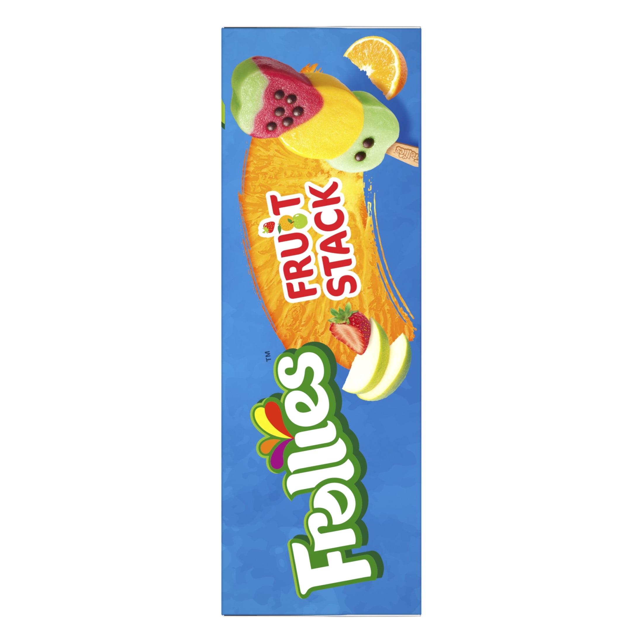 Frollies Fruit Stack Fruity Ice Pops 15 oz, 6 Count Cardboard Box Frozen