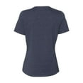 thumbnail image 3 of Ladies' Relaxed Heather CVC Short-Sleeve T-Shirt - HEATHER NAVY - L, 3 of 3