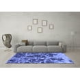 thumbnail image 3 of Ahgly Company Indoor Rectangle Oriental Blue Modern Area Rugs, 7' x 9', 3 of 4