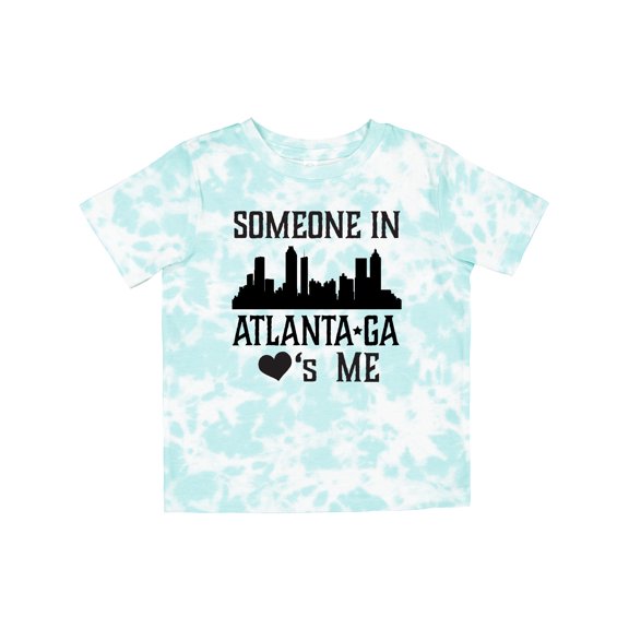 Inktastic Atlanta Georgia Someone Loves Me Skyline Boys or Girls Toddler T-Shirt