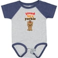 thumbnail image 3 of Inktastic Yorkshire Terrier Dog Yorkie Boys or Girls Baby Bodysuit, 3 of 5