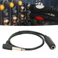 thumbnail image 4 of Cable de audio, Cable de audio de micrófono mono 1/4 pulgadas 6.35 mm de transmisión eficiente masculina a Mujer para reproductor de dvd, 4 of 7