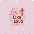thumbnail image 4 of Inktastic Love Like Jesus Inspirational Christian Girls Toddler Dress, 4 of 5