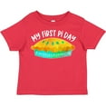 thumbnail image 3 of Inktastic My 1st Pi Day Blue Green Pie Pan Pun Boys or Girls Toddler T-Shirt, 3 of 5