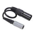 thumbnail image 3 of Headset Extension Cable, Durable 11.8in Length 5Pin XLR Male To 6Pin Headphone Adapter Anti Interference Portable  For Airbus, 3 of 8