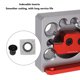 thumbnail image 4 of Placa de Espiga de Madera, Operación Fácil de 8 Agujeros Herramient de 8 9 10 12 15 15 16 18 20 mm Tamamo Estándar Para Hacer una Barra Redonda, 4 of 7