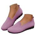 thumbnail image 3 of Duqingm Shoes for Women Dressy Casual Loafers for Women Comfortable Slip on Work Flats Shoes Womens Dressy Casual Walking Shoes Pink,6, 3 of 7