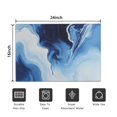 thumbnail image 5 of Blue White Marble Pattern Door Rugs,Washable Non Slip Door Mats Indoor,Decorative Door Mats,Entry Mat Indoor for Entrance,Bedroom,Kitchen,Bathroom,16"x24", 5 of 6