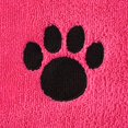 thumbnail image 4 of Bone Dry Pet Robe Collection, Embroidered Absorbent Microfiber Bath Robe with Adjustable Closure, for Dogs & Cats, X-Small, Raspberry Sorbet, 4 of 8