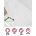 thumbnail image 6 of Saint Patrick's Day Kitchen Dish Towels for Drying Dishes Set of 3, Vintage Green Plaid Lucky Clovers Waffle Weave Microfiber Hand Tea Bathroom Towels Quick Dry & Absorbent Towel 15.7x23.6, 6 of 7