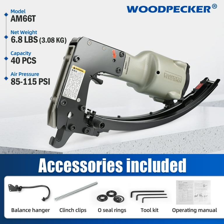 Pneumatic Clipper Woodpecker AM66T Pneumatic Clinching Clipper Tool For ...