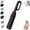 Black, variant on Portable Automatic Folding Umbrella with Hook, Windproof Waterproof with Loop Buckle, Large Travel Sunny Compact Clip on Umbrellas Backpack, Cute Sun UV Protection, For Men & Women Hiking