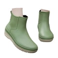 thumbnail image 3 of Chaussures de Pluie pour Femmes Version Coréenne Couleur Unie Mode Tube Court Chaussures d'Eau pour Femmes, 3 of 5