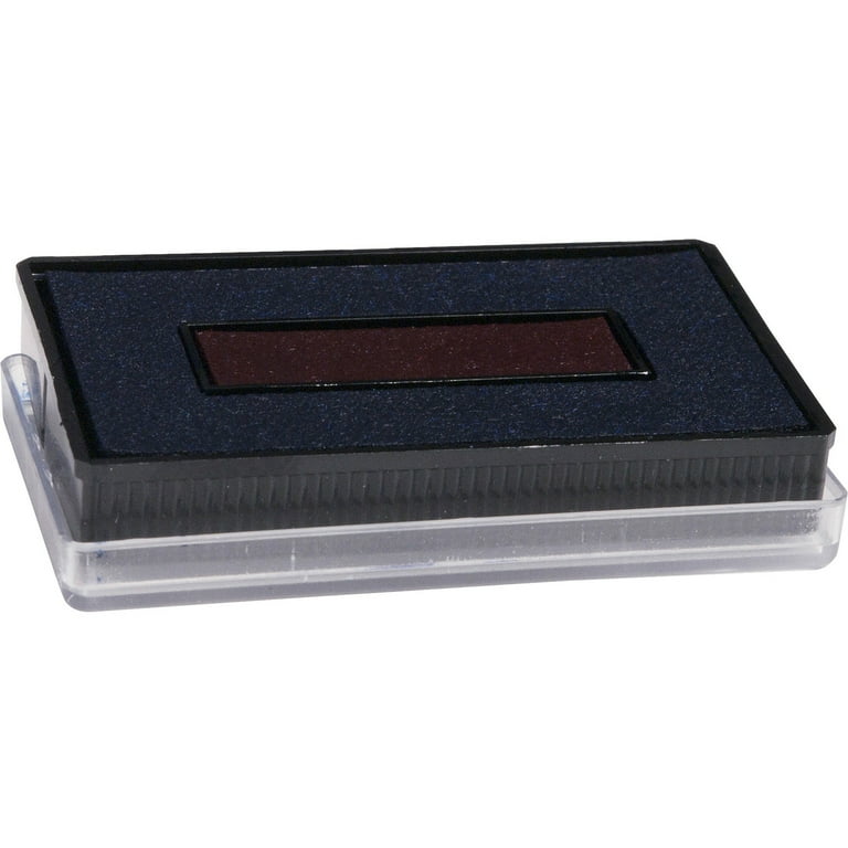 Xstamper ClassiX Replacement Pad - 1 Each - Red, Blue Ink - Blue Xstamper ClassiX Replacement Pad - 1 Each - Red, Blue Ink - Blue