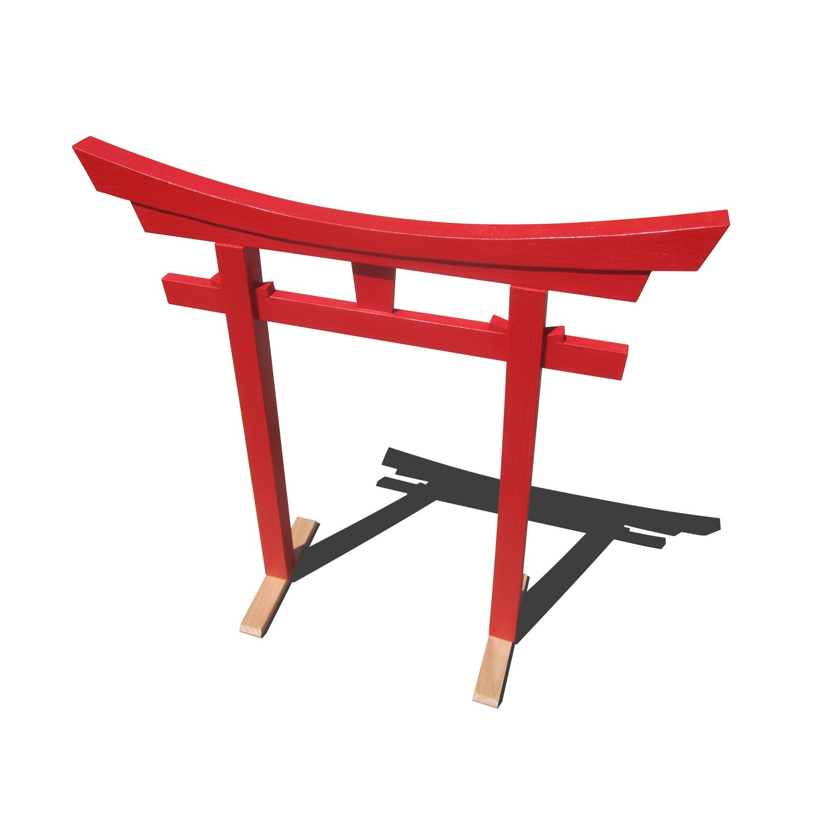 Miniature Japanese Torii Gate Garden Art, Fully assembled, a great gift  idea., Handcrafted with the traditional Japanese Myojin Style Torii details  such as curved Kasagi, Nuki, Gaku and incl - Walmart.com