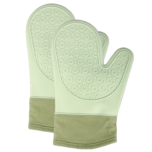 Silicone Oven Mitt, Oven Mitts, Heat Resistant Pot Holders, Flexible Oven Gloves