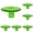 Green-6Pcs, variant on Neoprene Floating Drink Holder for Pool, 8.66" Inflatable Beverage Float Coaster, Drink Floatie for Hot Tub, Lake, Boat, Summer Water Party, Beach