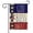 God Bless America, variant on AIOE Double-Sided Burlap God Bless America Garden Flag - Buffalo Plaid Patriotic USA Yard Decor 12x18 Inch