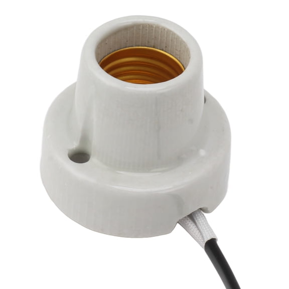 Reptile Ceramic Heat Lamp Holder Professional E27 Socket Reptile Heat Light Fixture Holder For Lizard Tortoise