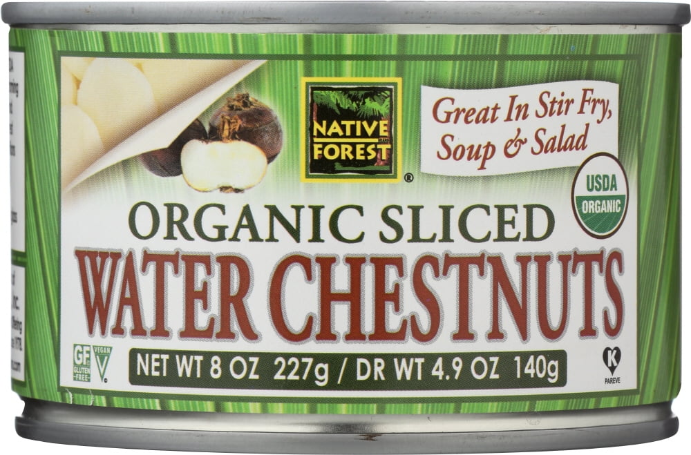 Organic Sliced Water Chestnuts, 8 oz, 1 Pack