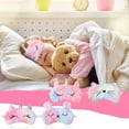 thumbnail image 5 of AOWOO 4 Pcs Plush Sleep Eye Mask, Cute Unicorn Sleeping Blindfold Eye Mask, Soft Fluffy and Furry Eye Cover, Pink Non-irritating Blackout Sleep Mask for Kids Girls Women(Unicorn Style), 5 of 7