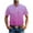 Pink1, variant on Aursykel Men's Big and Tall Shirts Summer Tee for Men Casual Stylish Button down Shirt with Two Pockets Comfort Tees