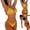 Style4-Yellow womens swimsuits, variant on Mceream Womens One Piece Swimsuits with Tummy Control Bathing Suits High Waisted Swimwear Fashion High Waisted Bikini Suit Traje De BañO Para Mujer