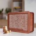 thumbnail image 6 of DAMAI Cash Vault Wooden Savings Box, Upgrade Savings Challenge Box Wooden Cash Saving Box, Wooden Money Saving Challenge Box with Money Target and Numbers, 6 of 7