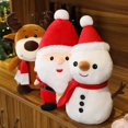 thumbnail image 2 of Juguete de peluche de Papá Noel XUQIANG alce relleno muñeco de nieve 23cm, 2 of 5