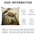 thumbnail image 5 of Red-Headed Woodpecker Feeding Baby Chicks Birds Vintage Bird... - Pillow Cases, 5 of 5