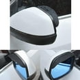 thumbnail image 2 of 2 Pieces Mirror Rain Visor Eyebrow,Sunroof Moldings Side Mirror Visor Rain Guards,Universal Car Rear View Mirror(Black), 2 of 5