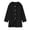 Black, variant on Girls Hooded Woolen Mid-Length Coat Zaewscy Children's Winter Solid Color Woollen Overcoat Long Sleeve Hooded Casual Outwear Pockets Jackets Kids Pink 6-7 Years