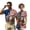 250th Anniversary Star Eagle, variant on Garronmavis Funny Couple Golf Shirts Black American Flag Eagle Quarter Zip Matching Couple Sport Shirts Woman Golf Clothing Set Breathable Fabric Keep Cool in Hot Weather Ruffle Zip Up Stand Collar