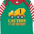 thumbnail image 4 of Inktastic 1st Birthday Construction Truck Cement Mixer Boys or Girls Long Sleeve Baby Bodysuit, 4 of 5