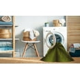 thumbnail image 2 of Ahgly Company Machine Washable Indoor Rectangle Transitional Olive Green Area Rugs, 8' x 10', 2 of 7
