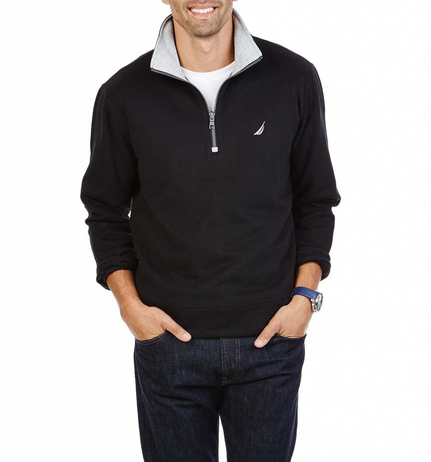 nautica zip up fleece