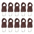 thumbnail image 1 of Jumpingount Tirador de cremallera de repuesto para bolsa Accesorios de disfraces Marrón 5 # 10 piezas, 1 of 6