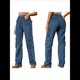 thumbnail image 3 of Pantalones Cargo de Cintura Alta para Mujer, Pantalones Casuales de Pierna con 6 Bolsillos. Azul L, 3 of 7