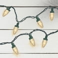 thumbnail image 2 of Northlight LED C7 Christmas Lights - Warm White - 20.25' Green Wire - 50ct, 2 of 3