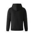 thumbnail image 6 of DDAPJ pyju Mens Zip Up Hoodie Drawstring Hooded Jacket Lightweight Full-Zip Sweatshirts Outdoor Thermal Athletic Hoodies with Pockets Black M, 6 of 8