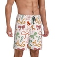thumbnail image 2 of Naloa Colorful Bow Knots Men's Short Pajama Pants, Pj Shorts, Lounge Comfort Shorts-Medium, 2 of 6