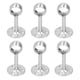 thumbnail image 2 of Soporte Para Barra De Armario, 6 Piezas, Soporte Para Barra De Cortina Para Cocina, Soportes Para Barra Colgante Para , Barra De Cortina De Ducha Para Ropa Y Barras Para, 2 of 7