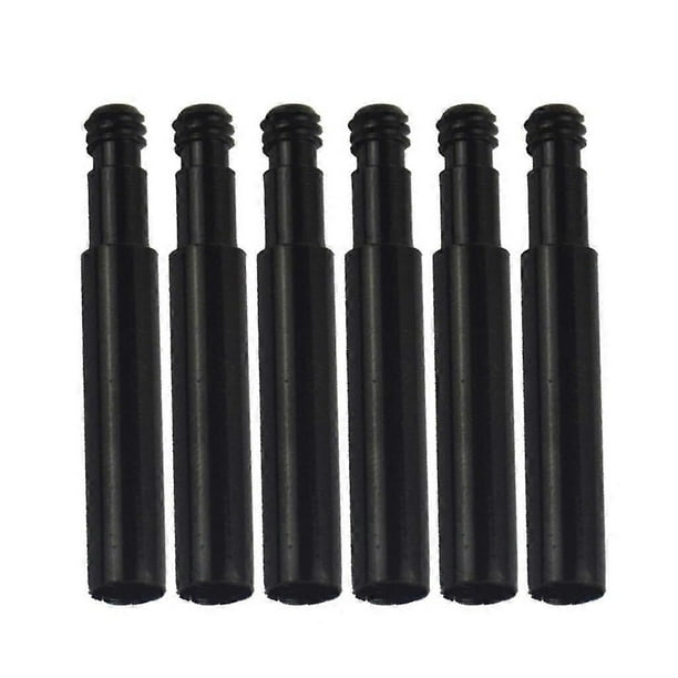 6pcs Racing Cycling Presta Valve Extension Black Bicycle Wheel Aluminium Valve Extender Black Bicycle Accessories