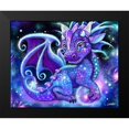 thumbnail image 2 of Galaxy Lil Dragonz 24x20 Black Modern Framed Museum Art Print Titled - Sheena Pike Art And Illustration, 2 of 5
