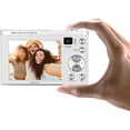 thumbnail image 4 of Minolta MNB5Z 56MP Dual Lens Point & Shoot Digital Camera with 5X Optical Zoom & 5K Ultra HD Video Bundle With 32GB Memory Card + Vlogger Tripod + Bag + 6Ave Cleaning Kit + More Accessories (White), 4 of 6