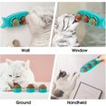 thumbnail image 5 of Bolas de hierba gatera, bolas comestibles giratorias para lamer caídas y nueces, bola para masticar en interiores con cepillo de dientes para mascotas y juguete de resorte interactivo, 5 of 5
