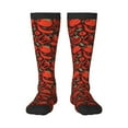 thumbnail image 2 of Lsque Tomatoes And Chili Printed Crew Socks Men's Women's LightWeight Thin Casual Calf Socks ,Knee High Socks,Cotton Socks, 2 of 9