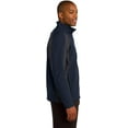 thumbnail image 3 of Sport-Tek ST970 Colorblock Soft Shell Jacket, True Navy/ Iron Grey, S, 3 of 4