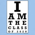 thumbnail image 3 of CafePress - Class Of 2020 Eye Chart T Shirt - Light T-Shirt - CP, 3 of 4